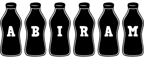 Abiram bottle logo