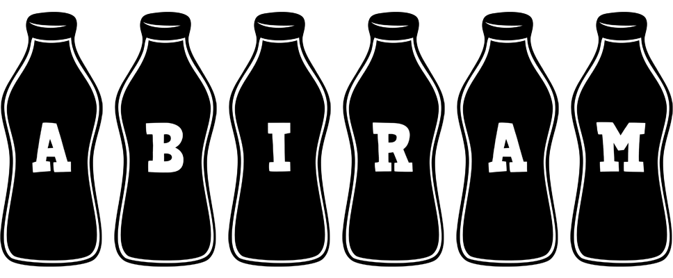 Abiram bottle logo
