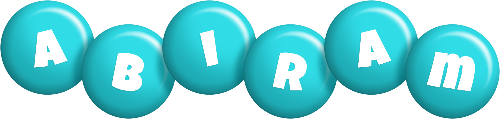Abiram candy-azur logo
