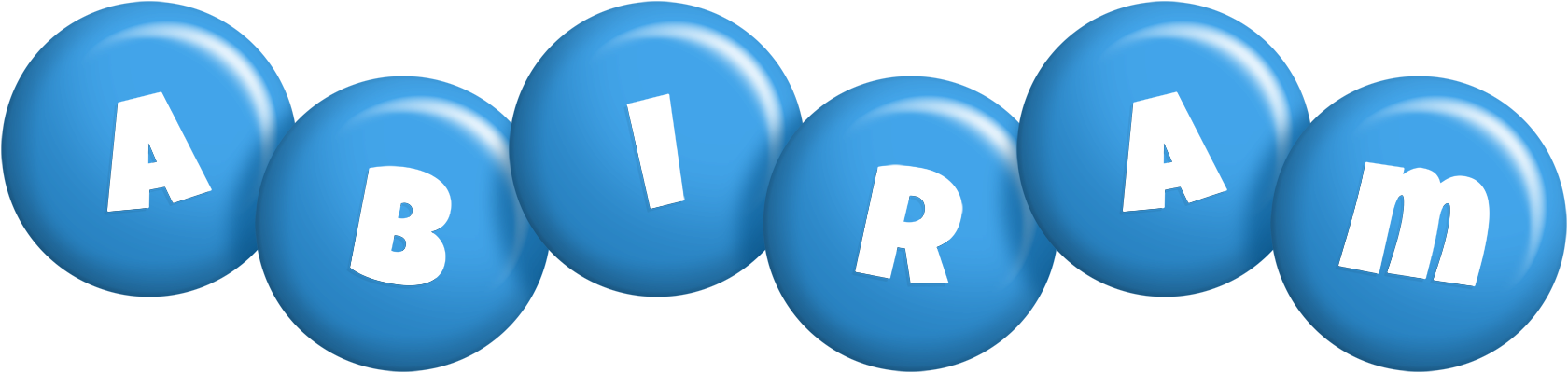 Abiram candy-blue logo