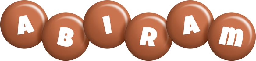 Abiram candy-brown logo