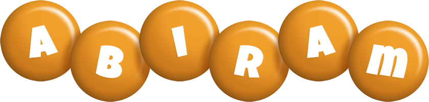 Abiram candy-orange logo