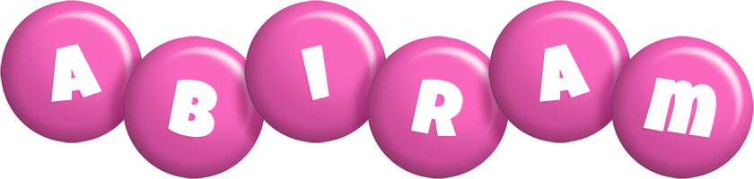 Abiram candy-pink logo