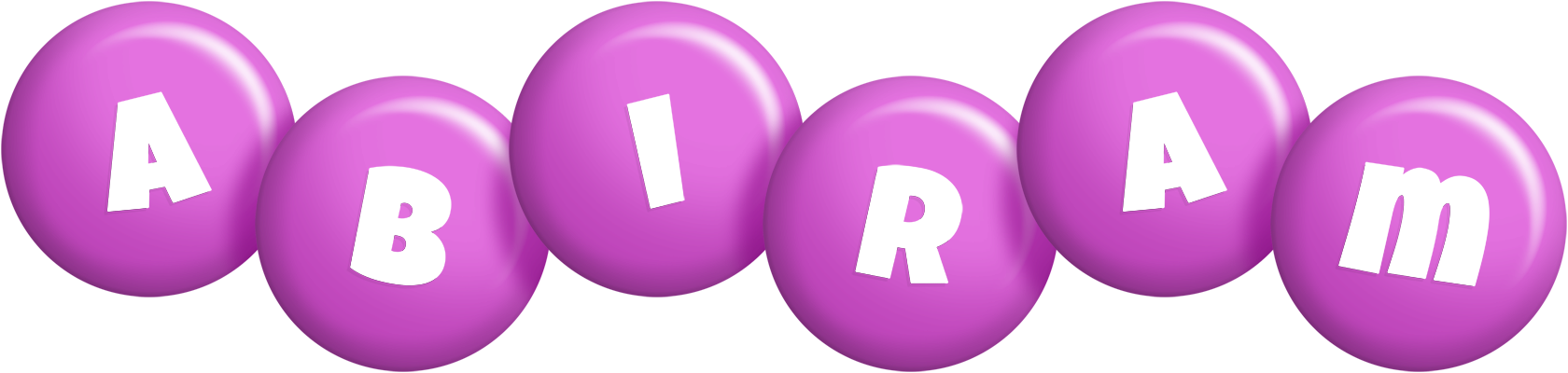 Abiram candy-purple logo