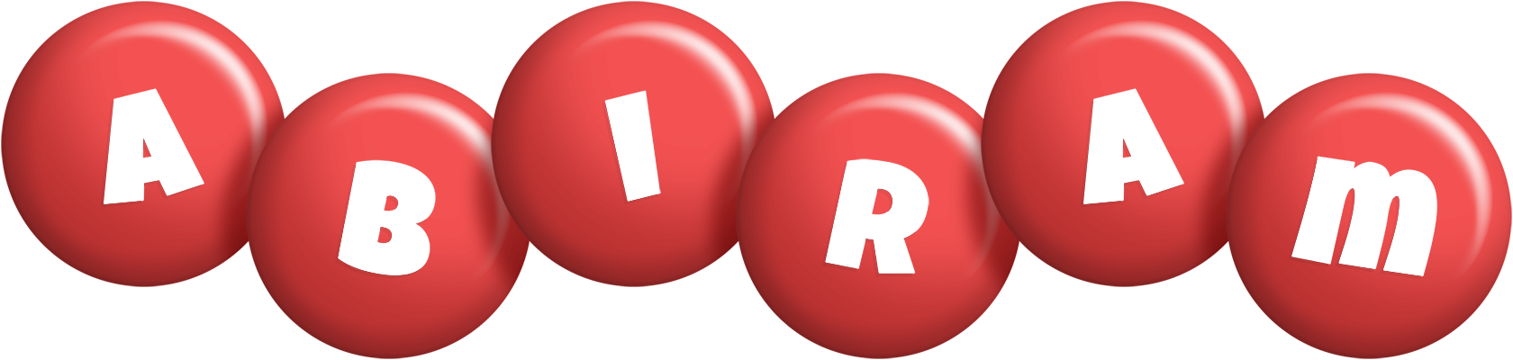 Abiram candy-red logo