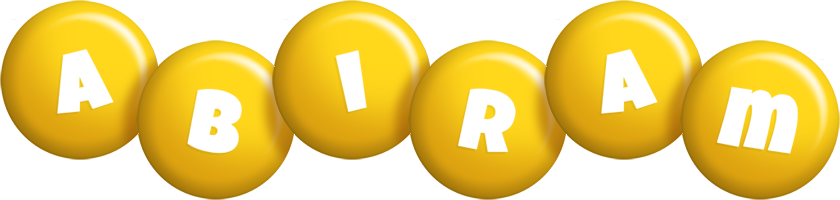 Abiram candy-yellow logo