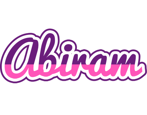 Abiram cheerful logo