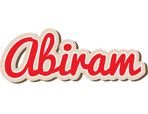 Abiram chocolate logo