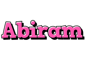 Abiram girlish logo