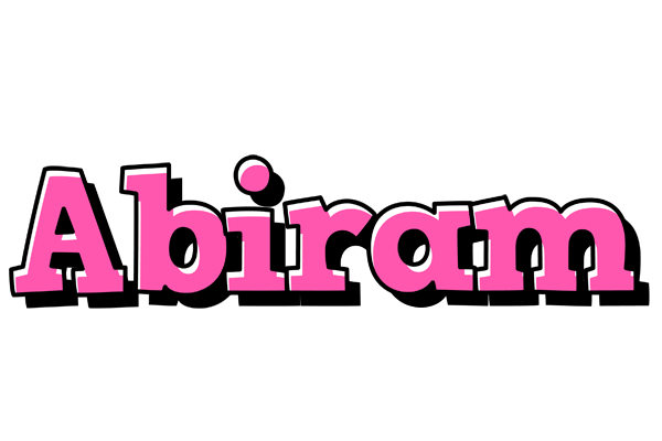 Abiram girlish logo
