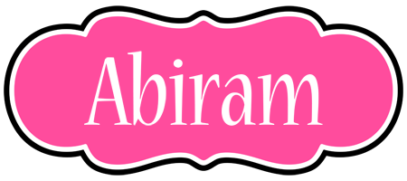 Abiram invitation logo