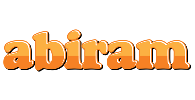 Abiram orange logo