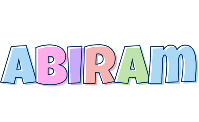 Abiram pastel logo