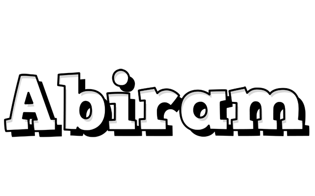 Abiram snowing logo