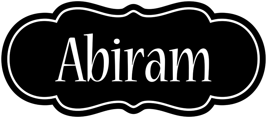 Abiram welcome logo