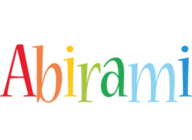 Abirami birthday logo