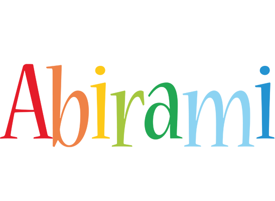 Abirami birthday logo