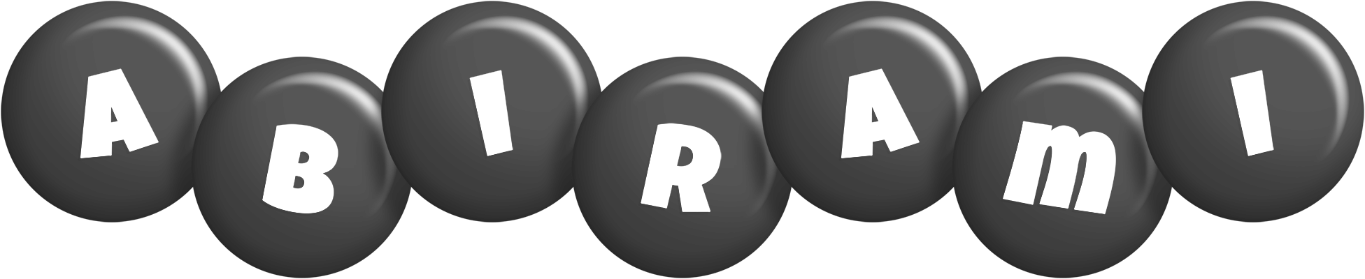 Abirami candy-black logo