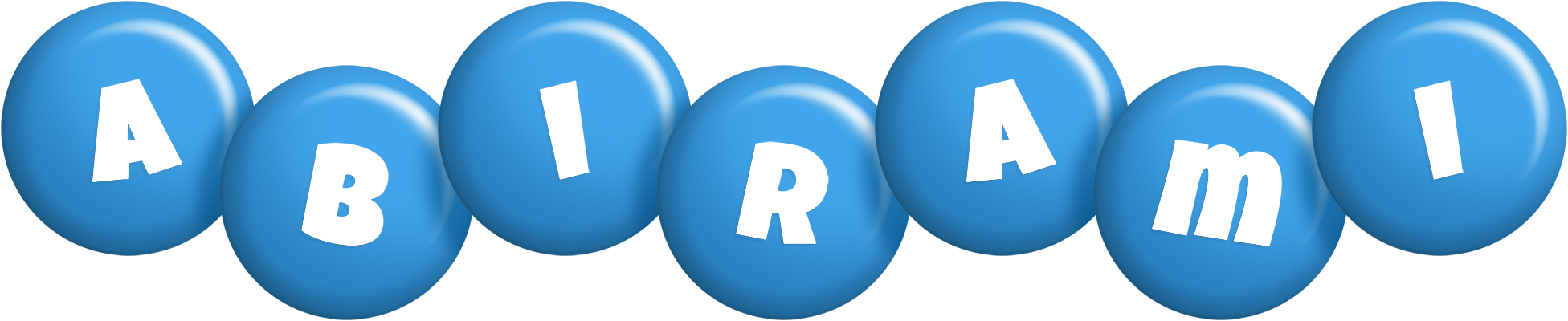 Abirami candy-blue logo
