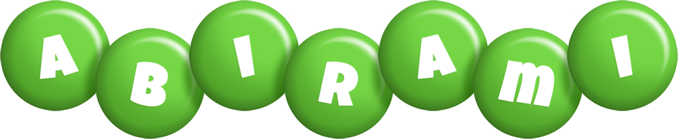 Abirami candy-green logo