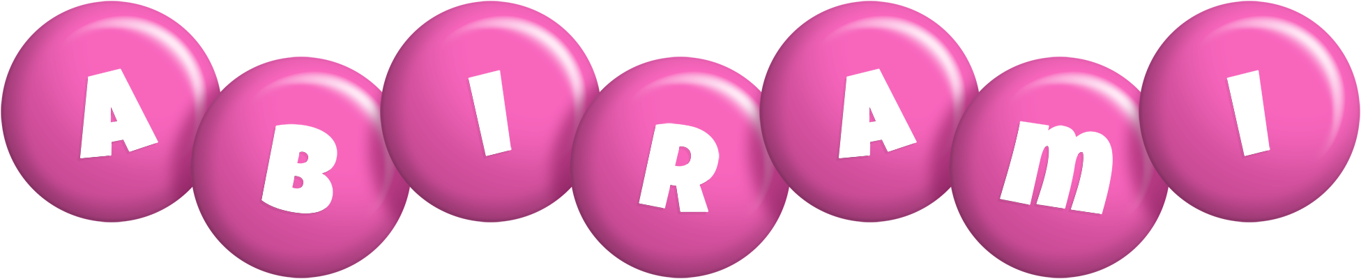 Abirami candy-pink logo