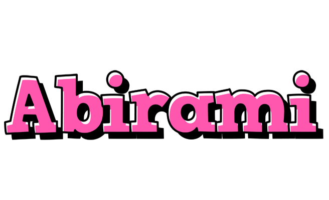 Abirami girlish logo
