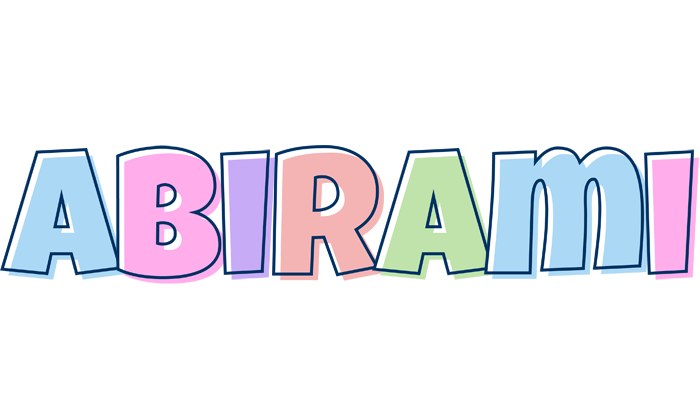 Abirami pastel logo