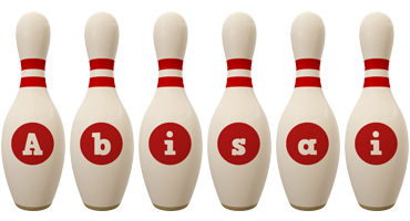 Abisai bowling-pin logo