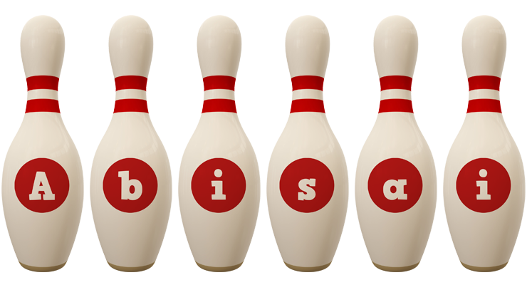 Abisai bowling-pin logo