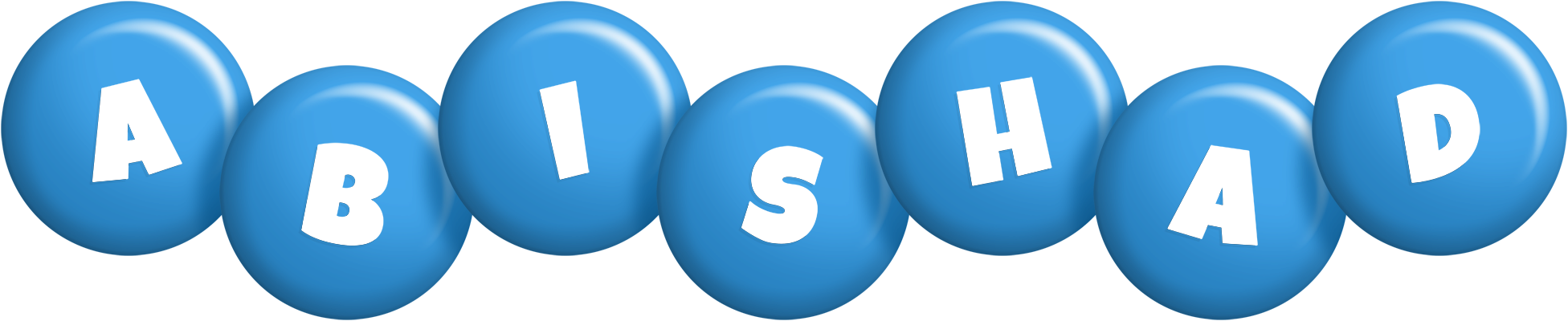 Abishad candy-blue logo