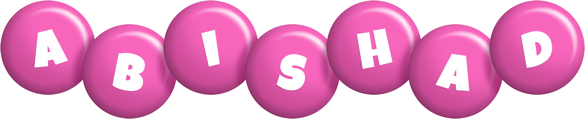 Abishad candy-pink logo