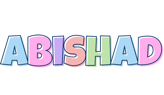 Abishad pastel logo
