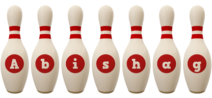 Abishag bowling-pin logo