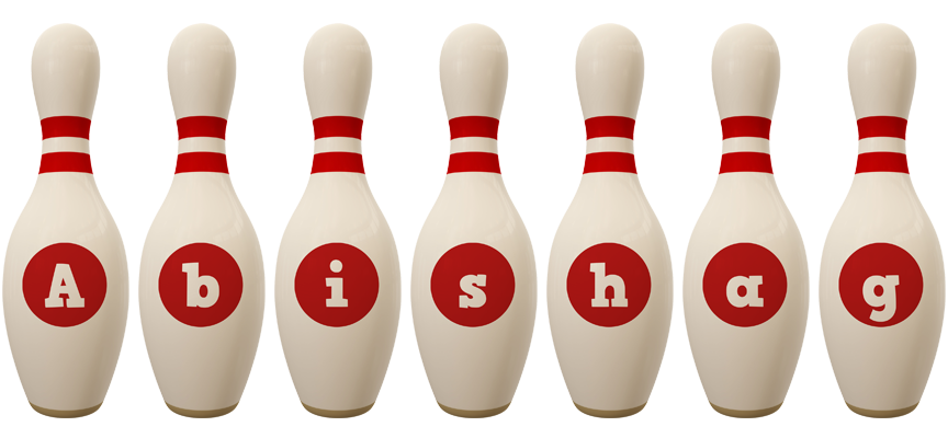 Abishag bowling-pin logo