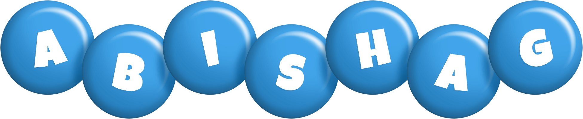 Abishag candy-blue logo