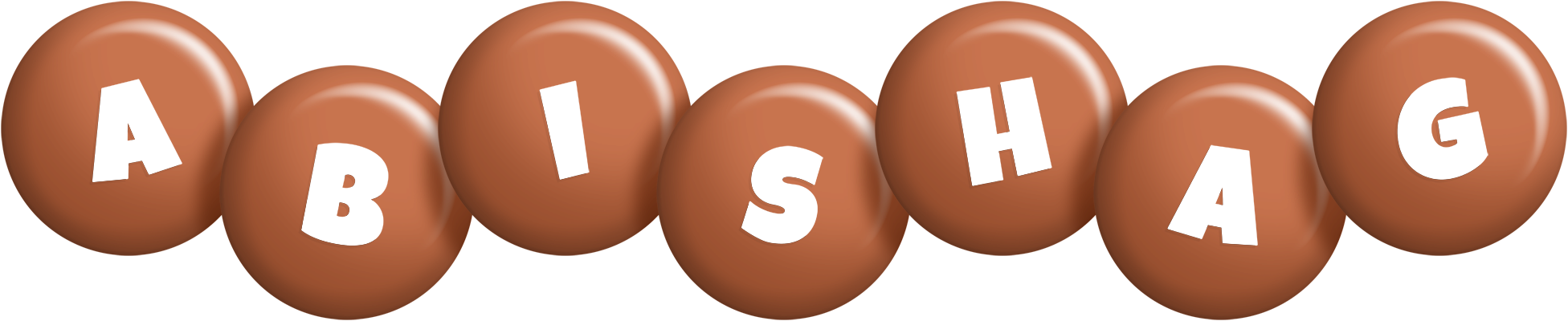Abishag candy-brown logo