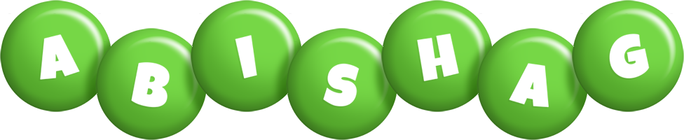 Abishag candy-green logo