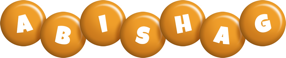 Abishag candy-orange logo