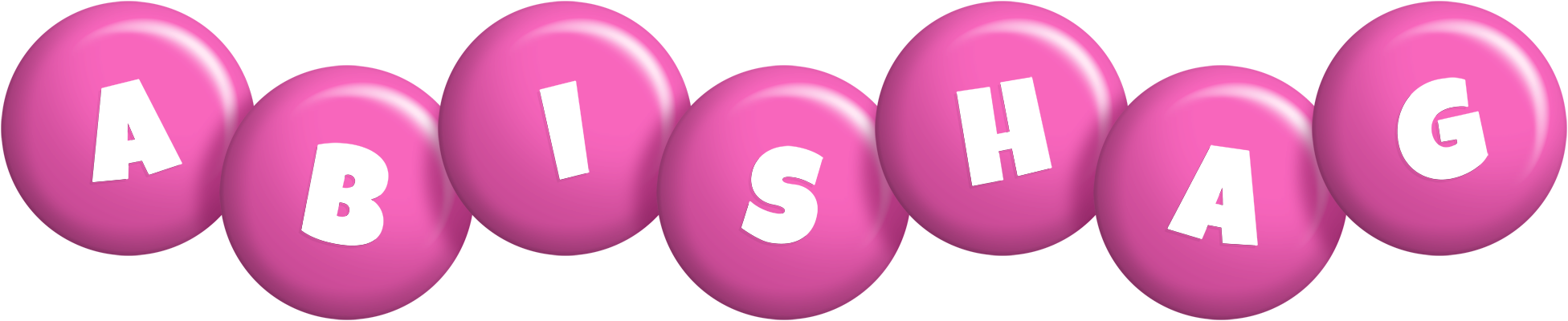 Abishag candy-pink logo