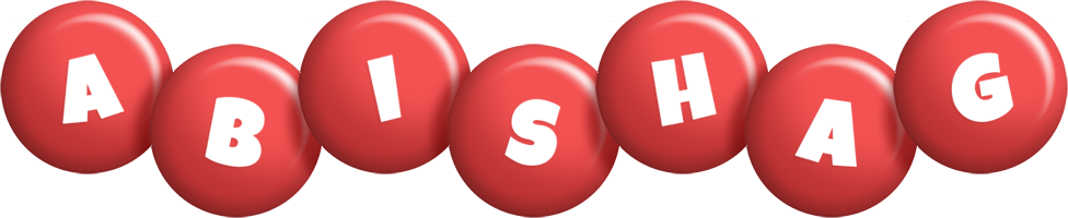 Abishag candy-red logo