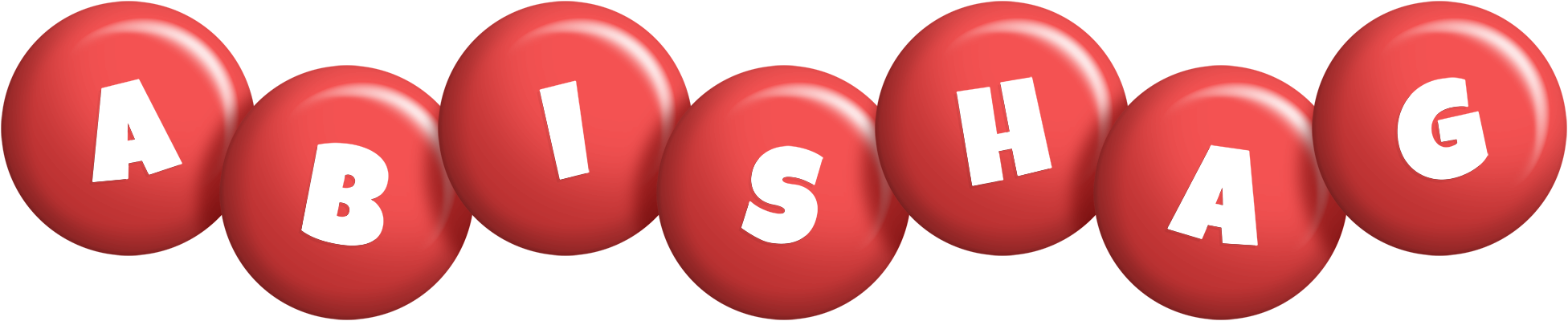 Abishag candy-red logo