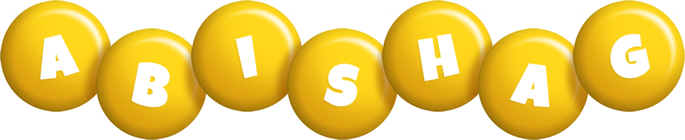 Abishag candy-yellow logo