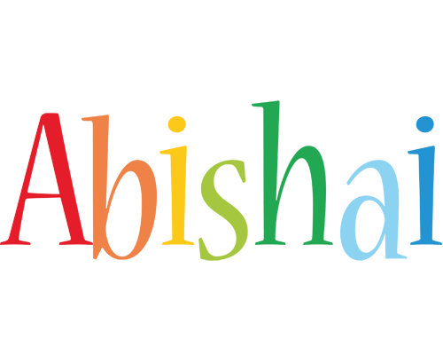 Abishai birthday logo