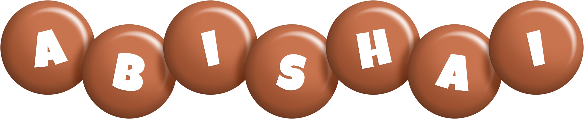 Abishai candy-brown logo