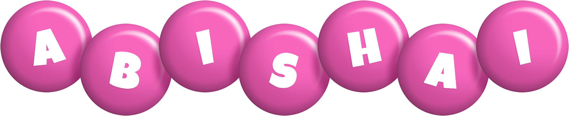 Abishai candy-pink logo