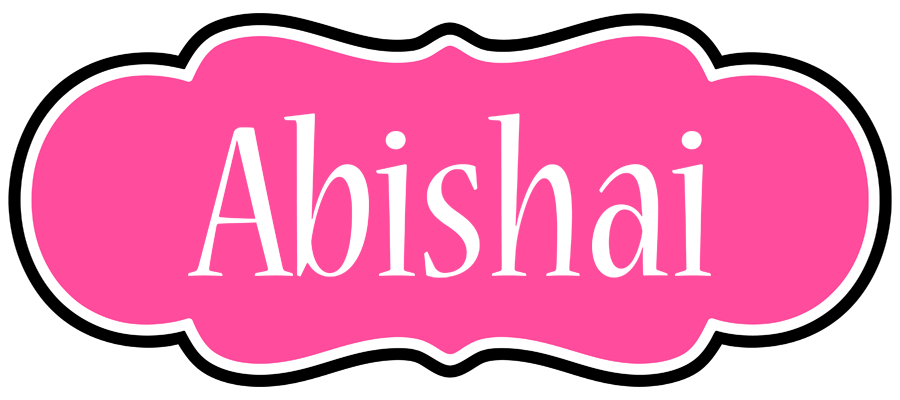 Abishai invitation logo