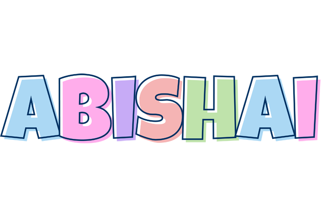 Abishai pastel logo