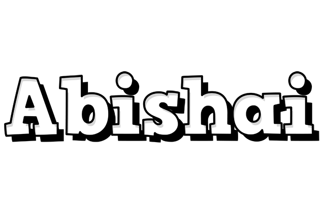 Abishai snowing logo