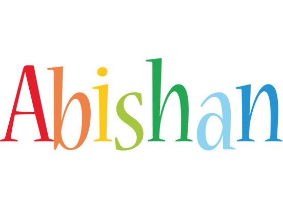 Abishan birthday logo