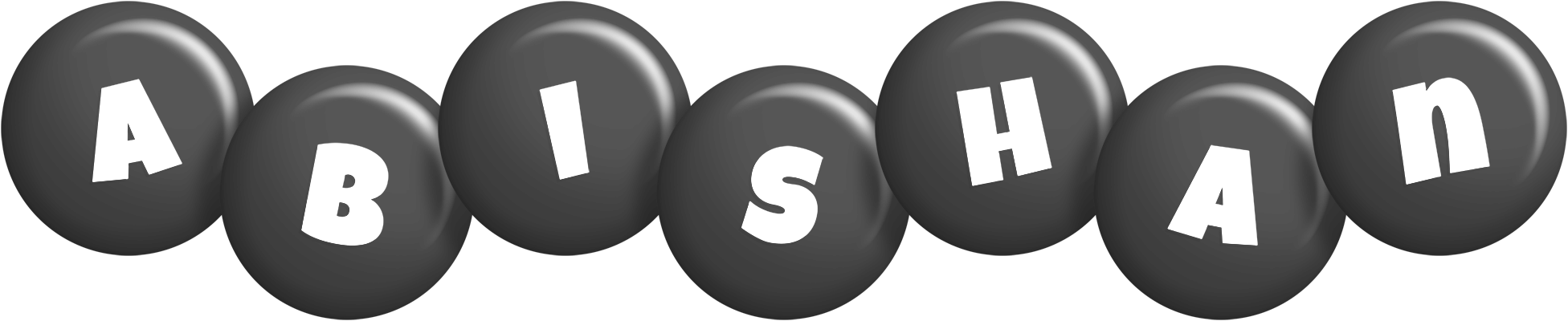 Abishan candy-black logo